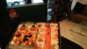 入居者様からプレゼント　Halloweenのお菓子