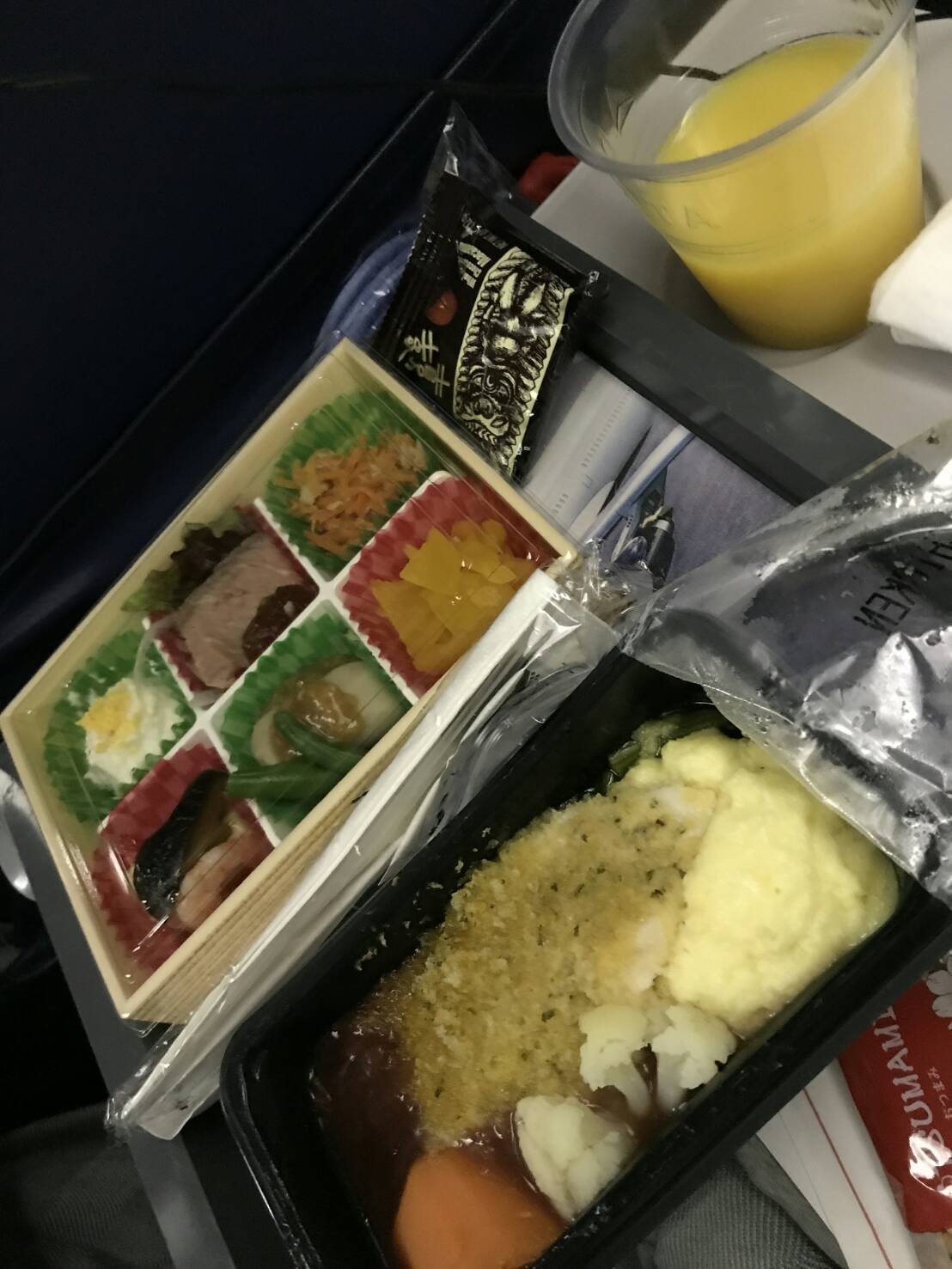 デルタ航空機内食